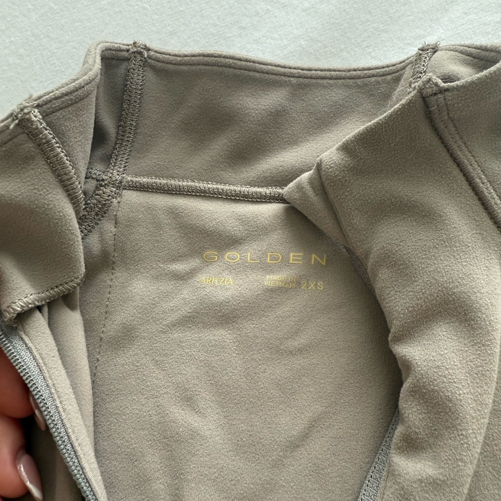 Beige Aritzia Romper